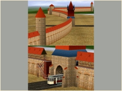 Mittelalterliche Stadtmauer mit Weh im EEP-Shop kaufen